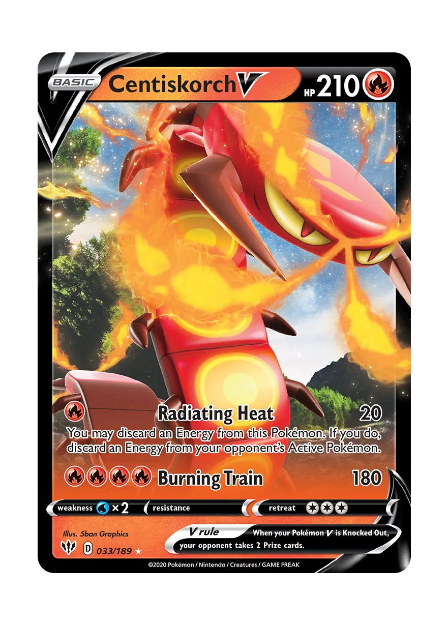 Centiskorch V - 033/189 - Darkness Ablaze